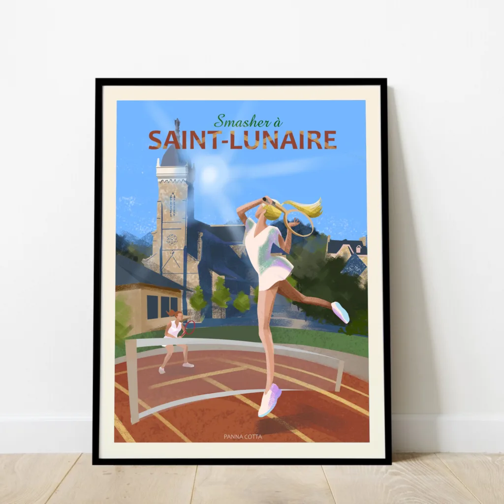 Affiche du Tennis Club de Saint-Lunaire