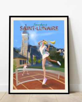 Affiche de Saint-Lunaire. Smasher à Saint-Lunaire