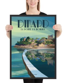 Affiche de Dinard, la Pointe du Moulinet