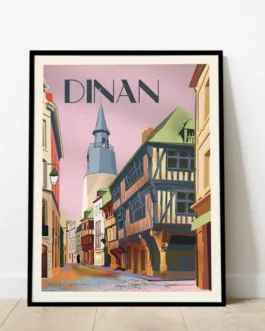 Affiche de Dinan, livraison gratuite