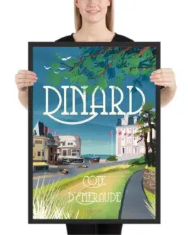 Affiche de l’esplanade Yves Verney à Dinard