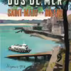 Affiche Vintage COMPAGNIE CORSAIRE Bus de Mer Saint-Malo vers Dinard – Image 2