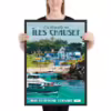 Affiche COMPAGNIE CORSAIRE A la découverte des Îles Chausey 50x70